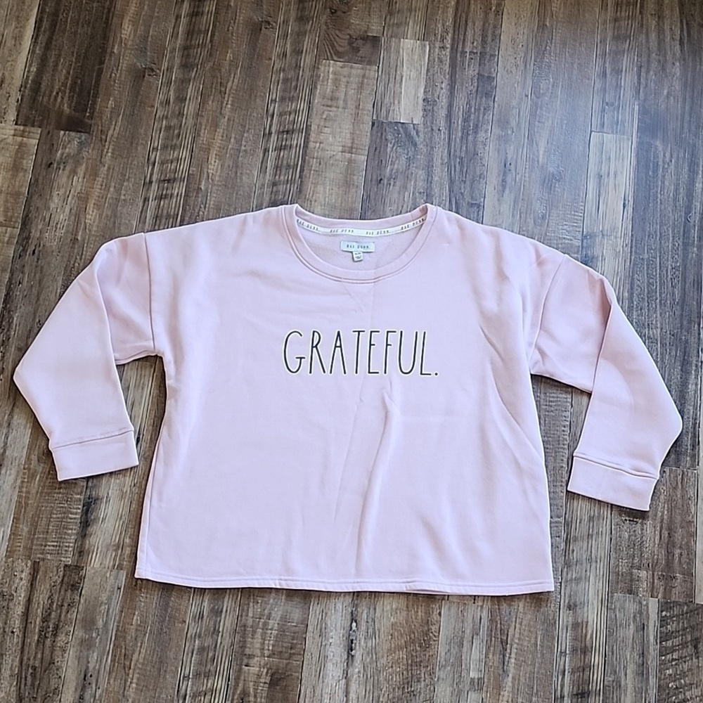 Rae Dunn Grateful Sweatshirt Sz XL